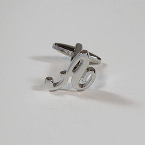 Gemelli Cufflink Letter A 100% Ottone